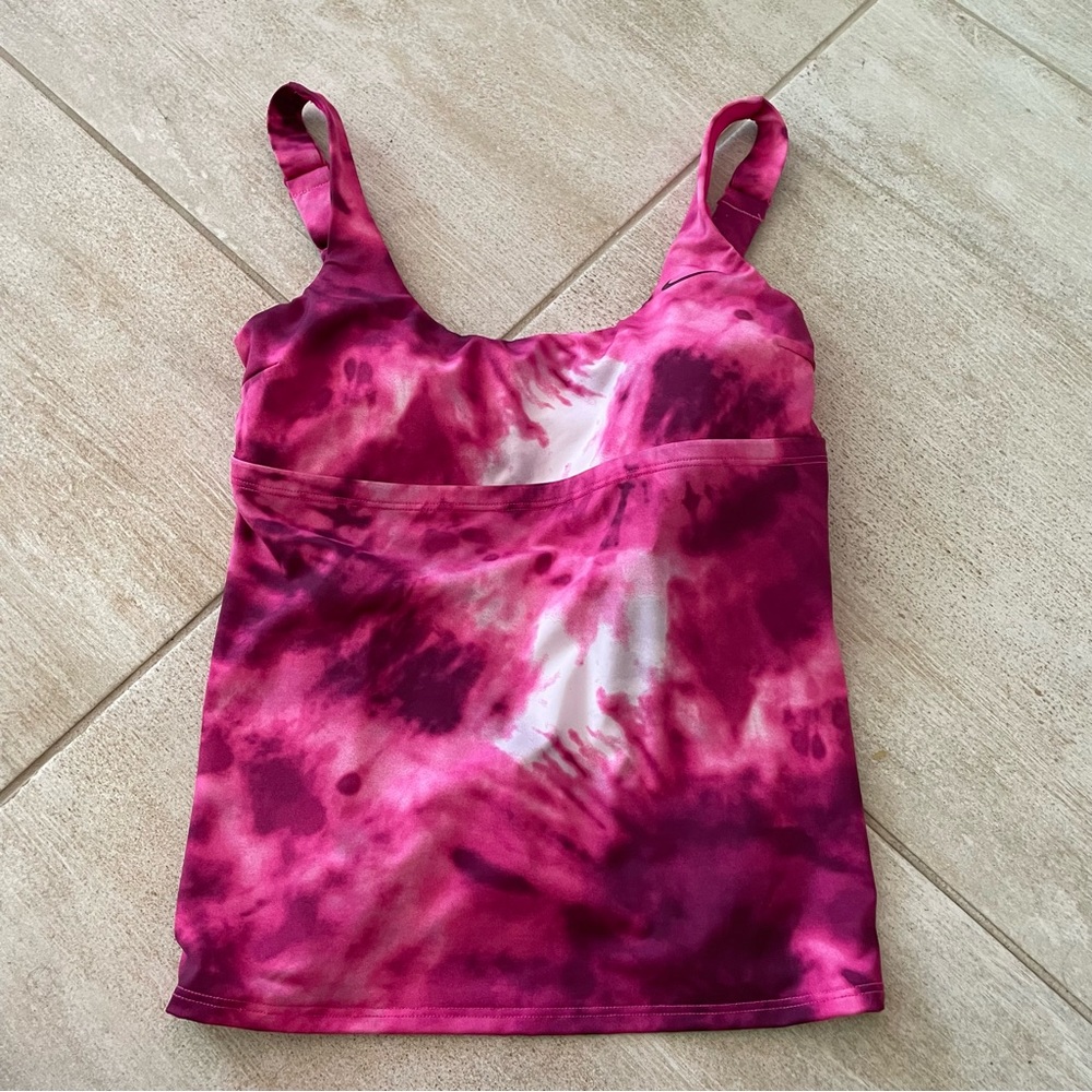 NEW NIKE TIE DYE SCOOP NECK TANKINI TOP SIZE SMALL WOMENS! - 0184